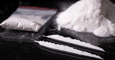 Cocaïne, sachet de poudre